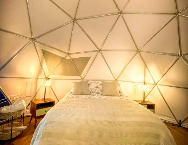 Domo y cama La chagra vip glamping villavicencio