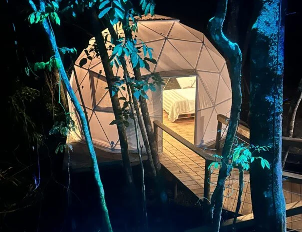 Domo con jacuzzi glamping villavicencio